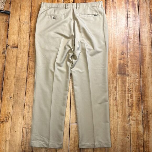 Greg Norman Five Iron Mens Size 36 x 32 Tan Formal Trousers - Picture 5 of 7